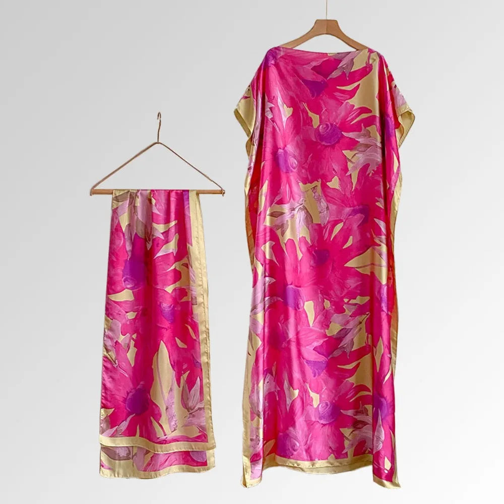 Floral Butterfly Peacock Women'S Scarf Casual Soft Print Cape Shawl Elegant Fashion Accessories Cape Shawl Scarf