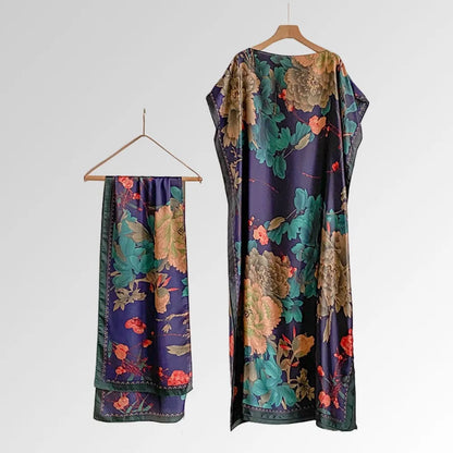 Floral Butterfly Peacock Women'S Scarf Casual Soft Print Cape Shawl Elegant Fashion Accessories Cape Shawl Scarf
