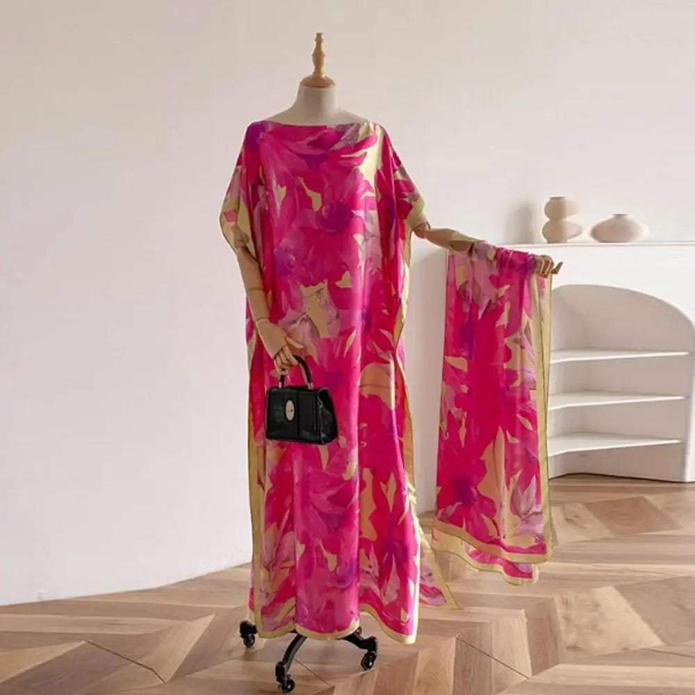 Floral Butterfly Peacock Women'S Scarf Casual Soft Print Cape Shawl Elegant Fashion Accessories Cape Shawl Scarf
