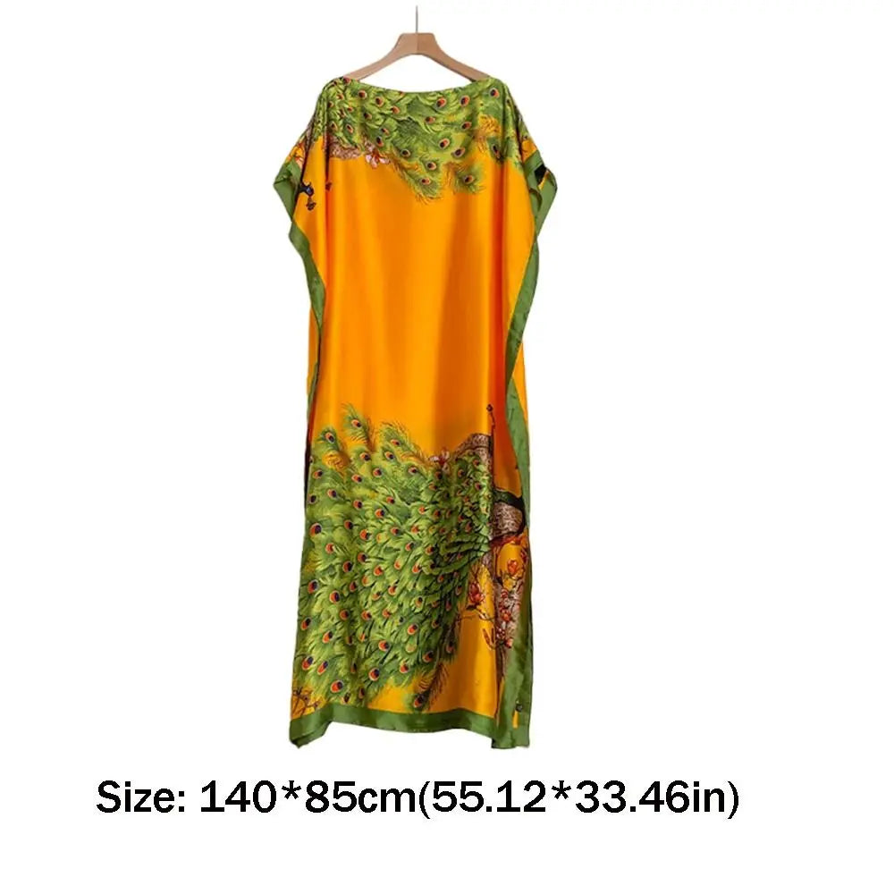 Floral Butterfly Peacock Women'S Scarf Casual Soft Print Cape Shawl Elegant Fashion Accessories Cape Shawl Scarf