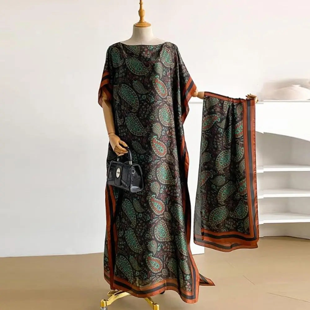 Floral Butterfly Peacock Women'S Scarf Casual Soft Print Cape Shawl Elegant Fashion Accessories Cape Shawl Scarf