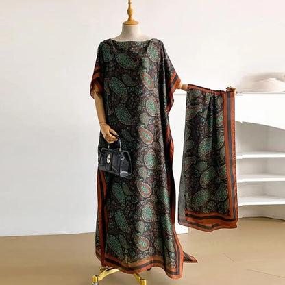 Floral Butterfly Peacock Women'S Scarf Casual Soft Print Cape Shawl Elegant Fashion Accessories Cape Shawl Scarf